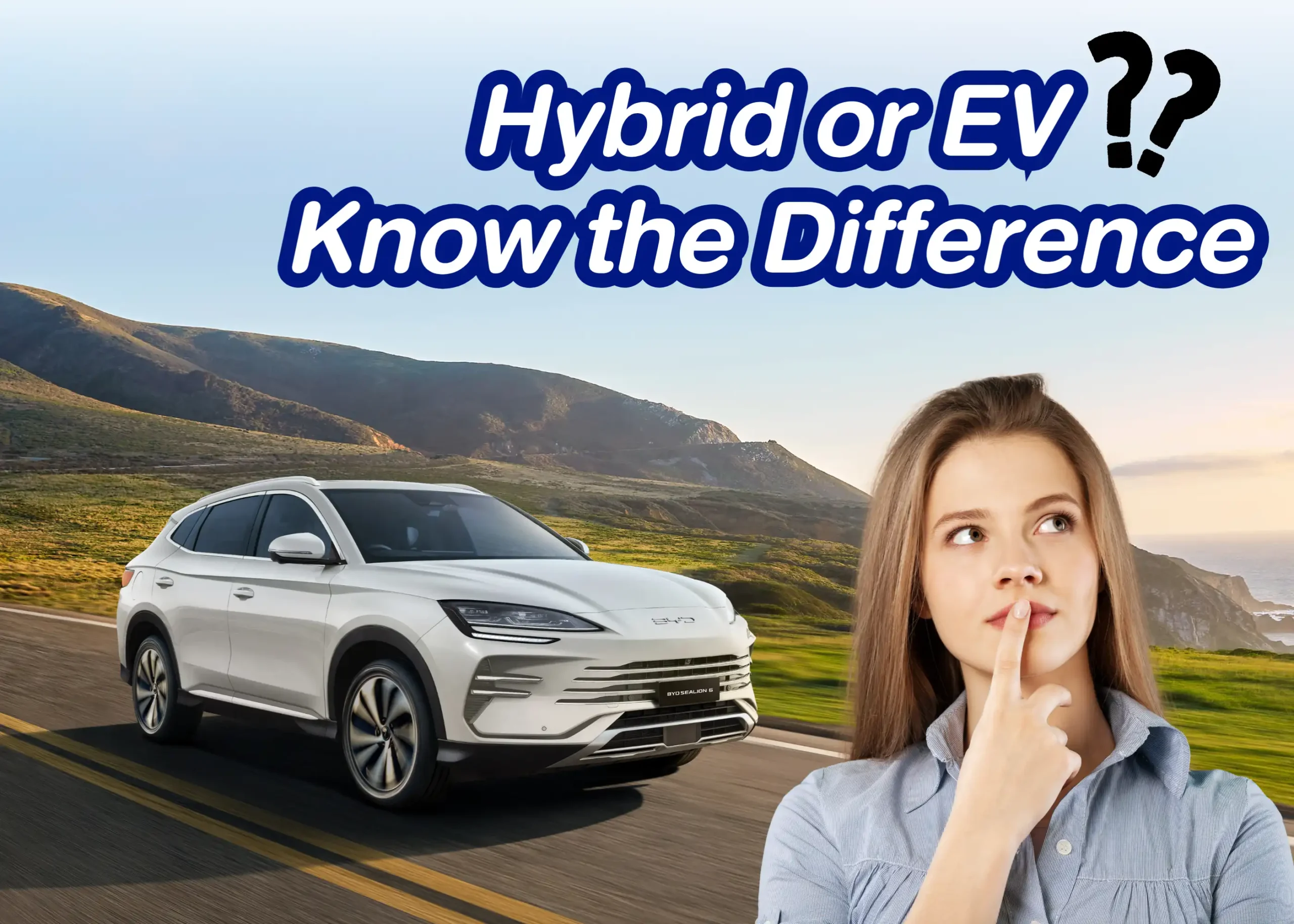 ความแตกต่างหระหว่างรถยนต์ไฮบริดและรถยนต์ไฟฟ้า 1 BYD BD Auto Group