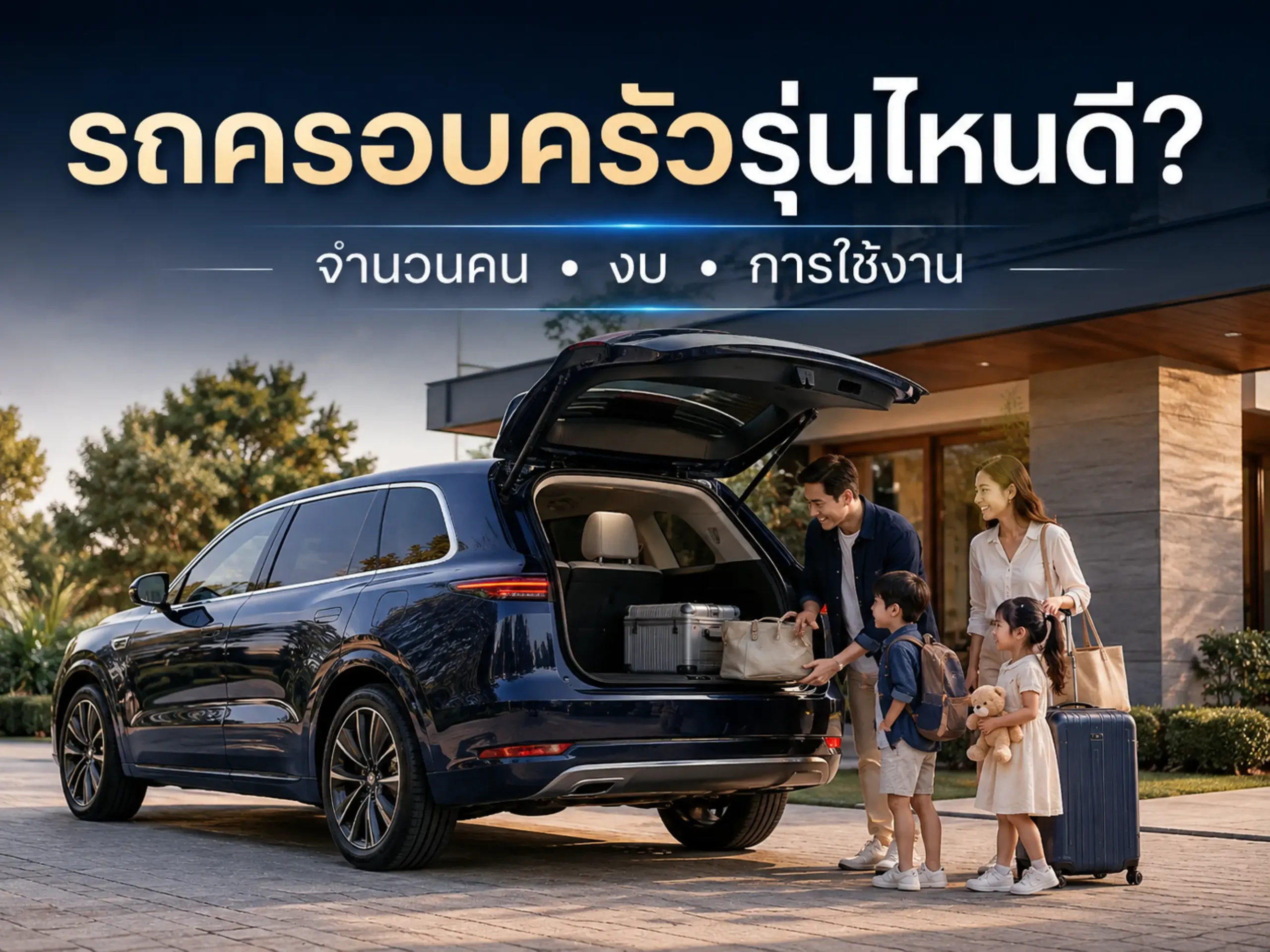 รถครอบครัวรุ่นไหนดี? เลือกตามจำนวนคน งบ และการใช้งาน 1 <span class="jet-smart-filters-seo-rules-title"></span>