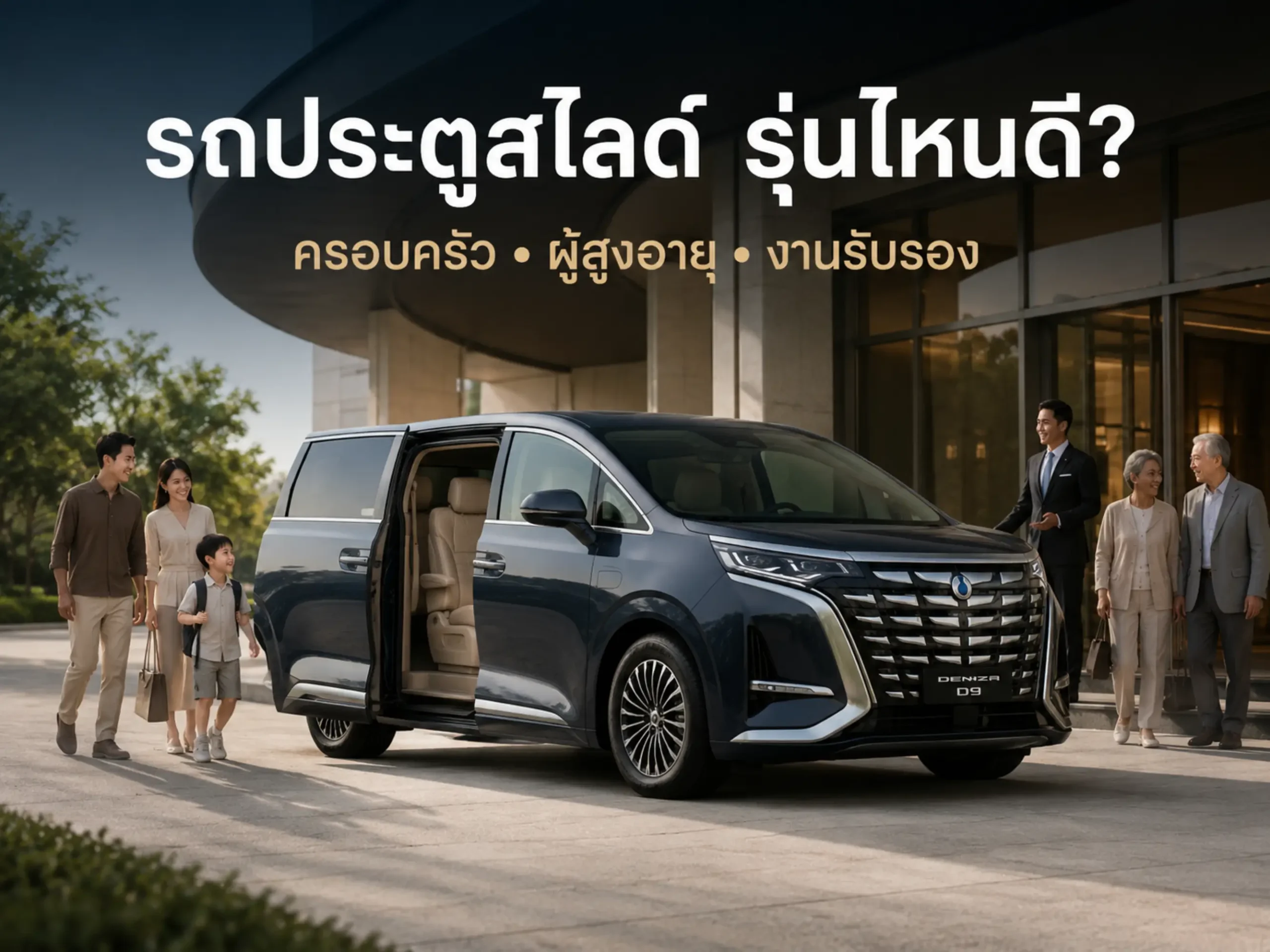 รถประตูสไลด์ รุ่นไหนดี? ครอบครัว ผู้สูงอายุ และงานรับรอง 1 <span class="jet-smart-filters-seo-rules-title"></span>
